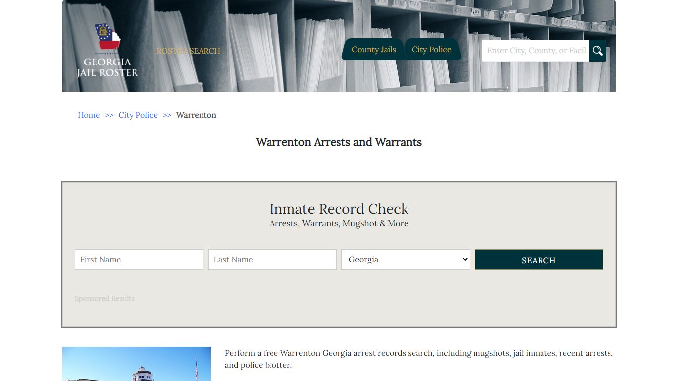 Warrenton Arrests and Warrants | Georgia Jail Inmate Search