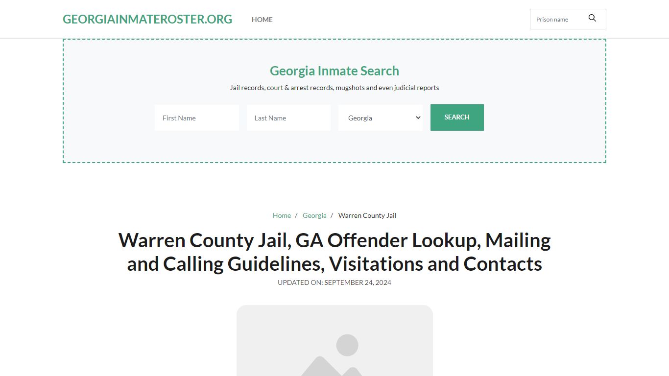 Warren County Jail, GA: Inmate Search Options, Visitations, Contacts